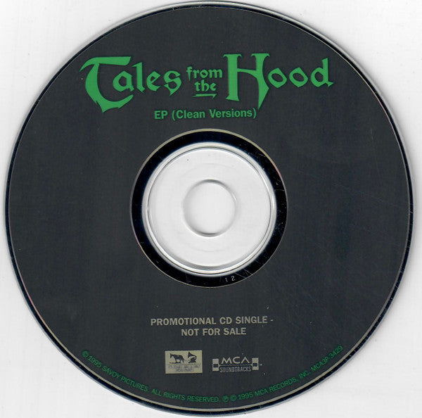 Various : Tales From The Hood EP (Clean Versions) (CD, Promo, Smplr)