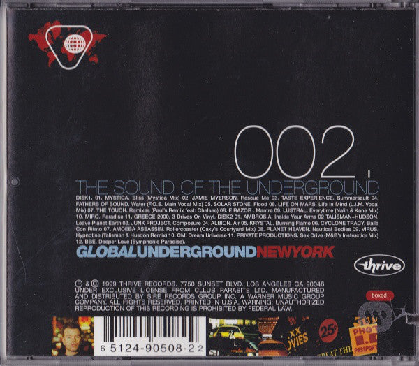 Paul Oakenfold : Global Underground 002: New York (2xCD, Comp, Mixed, RE)