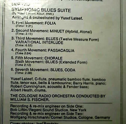 Yusef Lateef : Suite 16 (LP, Album, RI )