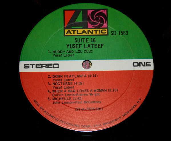 Yusef Lateef : Suite 16 (LP, Album, RI )