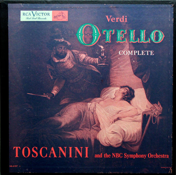 Verdi* - Toscanini* And The NBC Symphony Orchestra : Otello (3xLP, Mono + Box, Album)