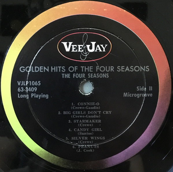The Four Seasons : Golden Hits Of The 4 Seasons (LP, Comp, Mono, Ame)