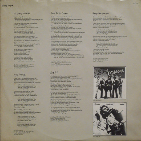 Steve Gibbons Band : Down In The Bunker (LP, Album)