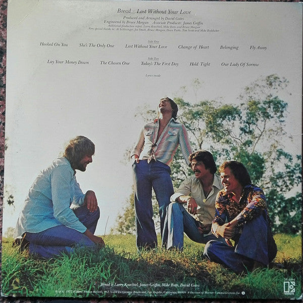 Bread : Lost Without Your Love (LP, Album, Promo)