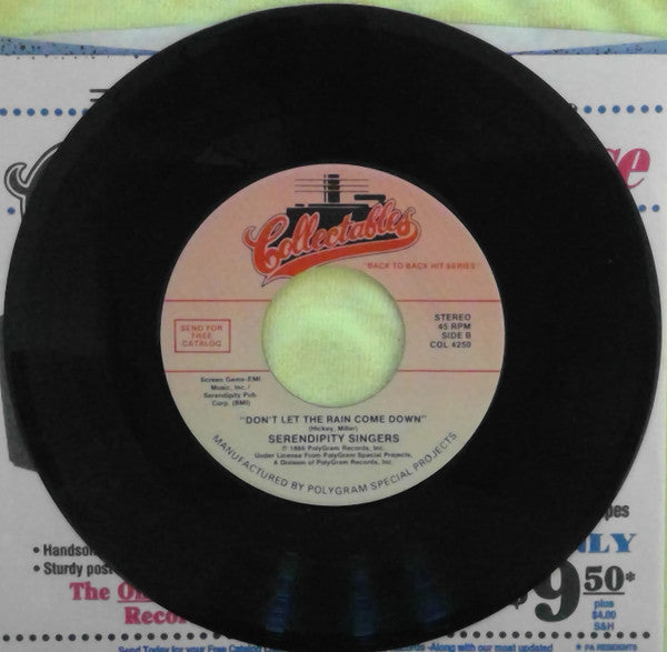 Bobby Bloom, The Serendipity Singers : Montego Bay / Don't Let The Rain Come Down (7")