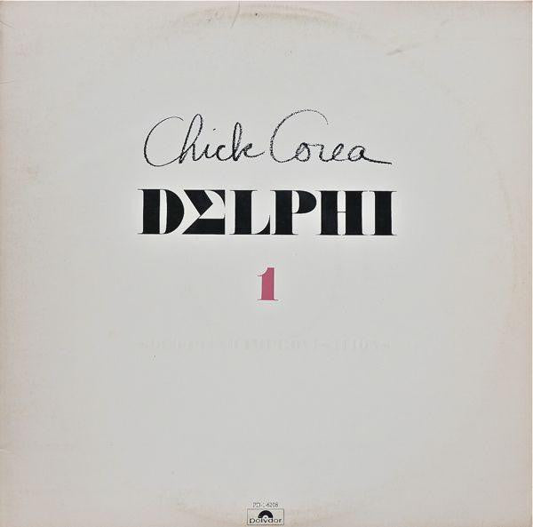 Chick Corea : Delphi 1 Solo Piano Improvisations (LP, Album, Promo)