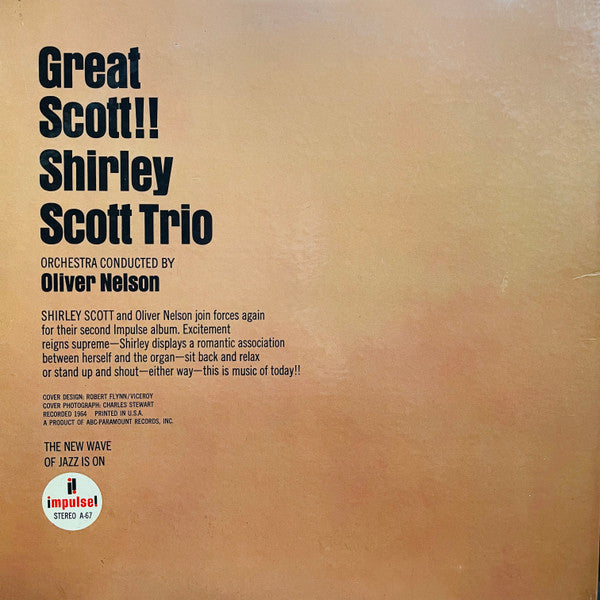 Shirley Scott Trio : Great Scott!! (LP, Album)
