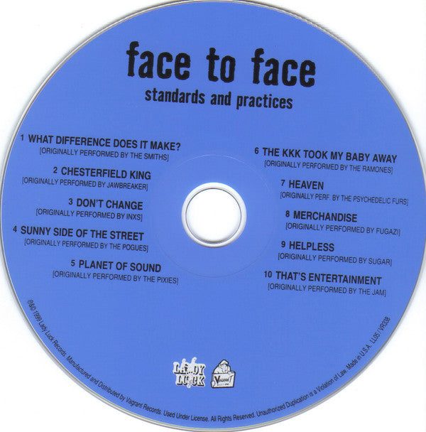 Face To Face : Standards & Practices (CD, Album, Blu)