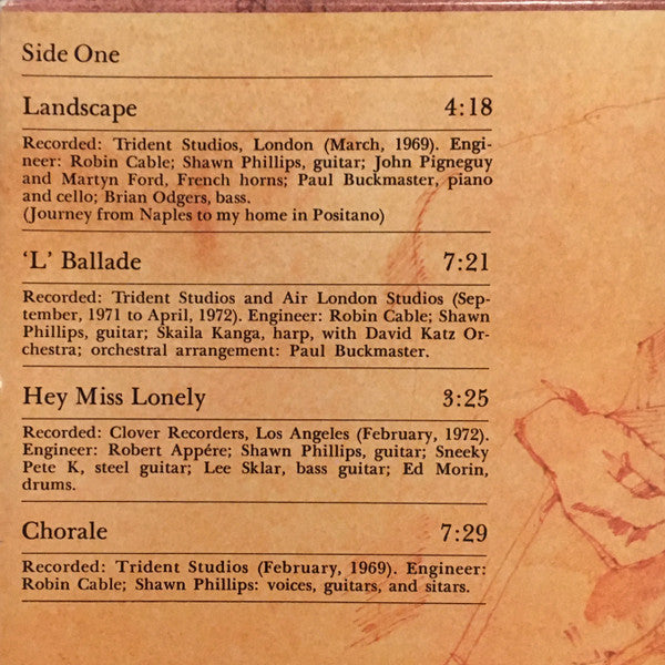 Shawn Phillips (2) : Faces (LP, Album, RE, Ter)