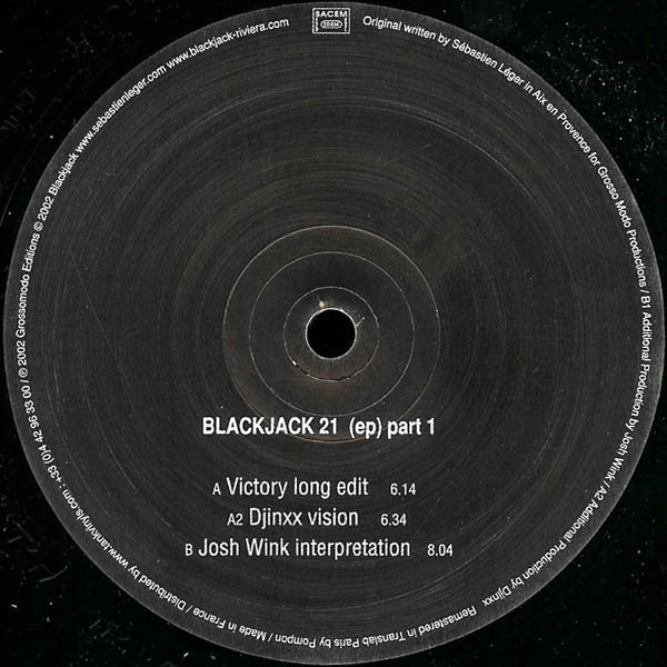 Sébastien Léger : Victory EP Part 1 (12", EP)