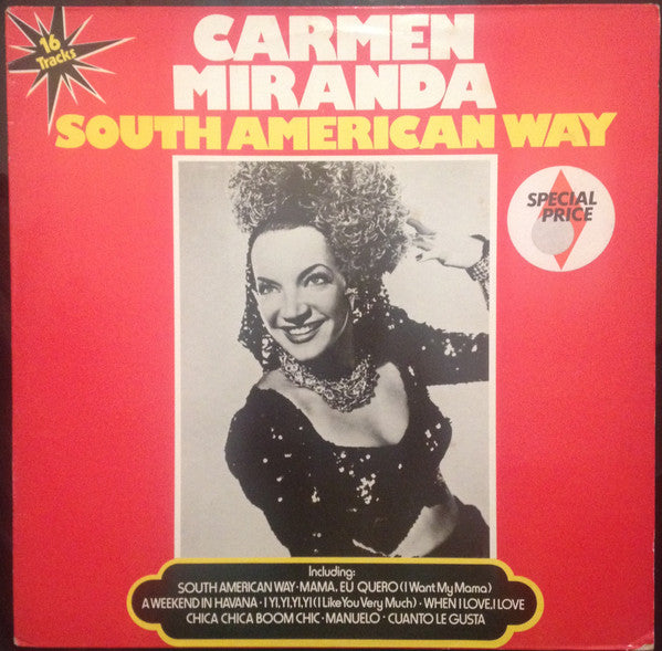 Carmen Miranda : South American Way (LP, Comp, Mono, RE)
