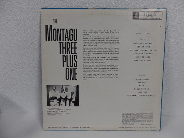 The Montagu 3 + 1 : Montagu 3 + 1 = 5 (LP, Album)