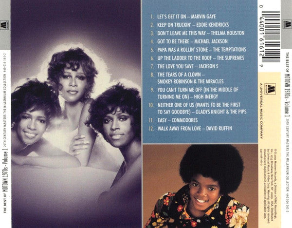 Various : The Best Of Motown 1970s - Volume 1 (CD, Comp)