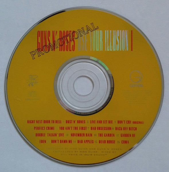 Guns N' Roses : Use Your Illusion I (CD, Album, Promo)