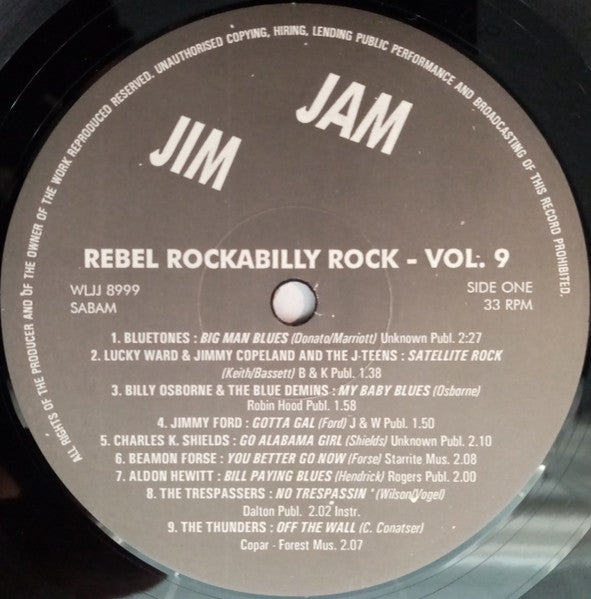 Various : Rebel Rockabilly Rock Vol.9 (LP, Comp)