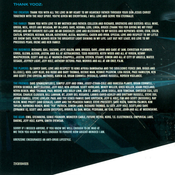 Überzone : Faith In The Future (CD, Album)