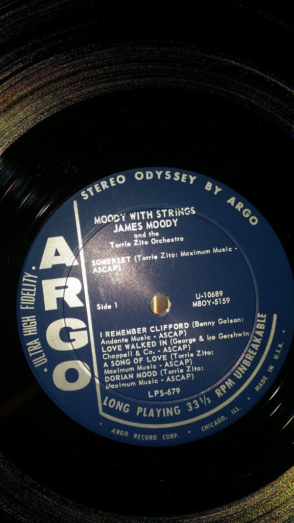 James Moody : Moody With Strings (LP, Album)