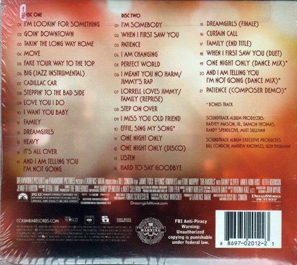 Various : Dreamgirls: Music From The Motion Picture (2xCD, Album, Dlx, Dig)