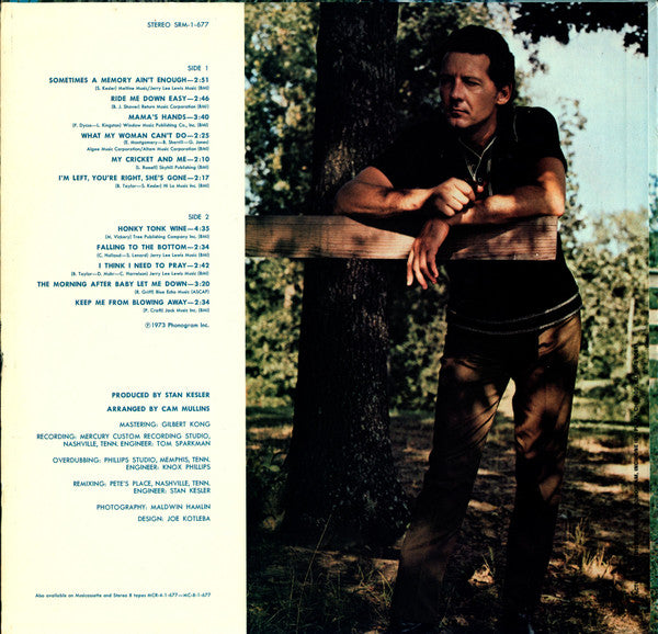 Jerry Lee Lewis : Sometimes A Memory Ain't Enough (LP, Album)