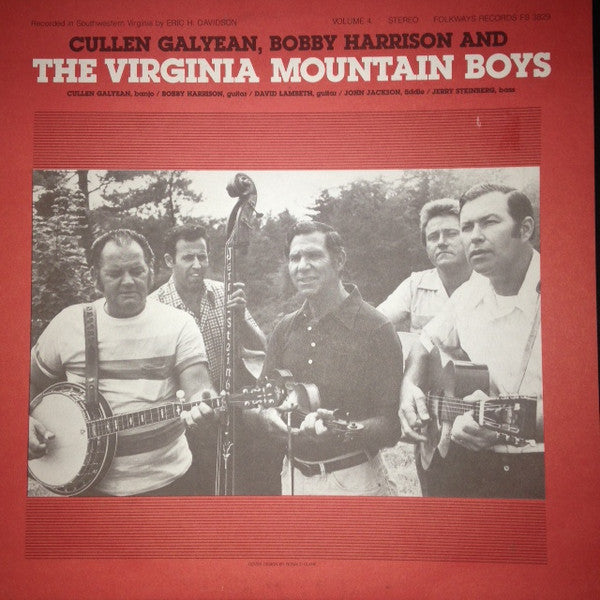 Cullen Galyean, Bobby Harrison (3) & The Virginia Mountain Boys : Volume 4 (LP, Album)