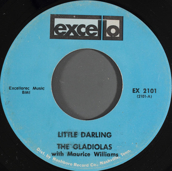 The Gladiolas With Maurice Williams : Little Darling (7", Single, RE)