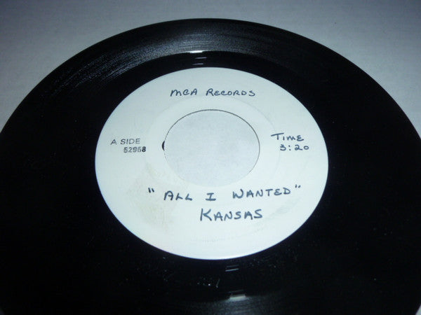 Kansas (2) : All I Wanted (7", Single, TP)