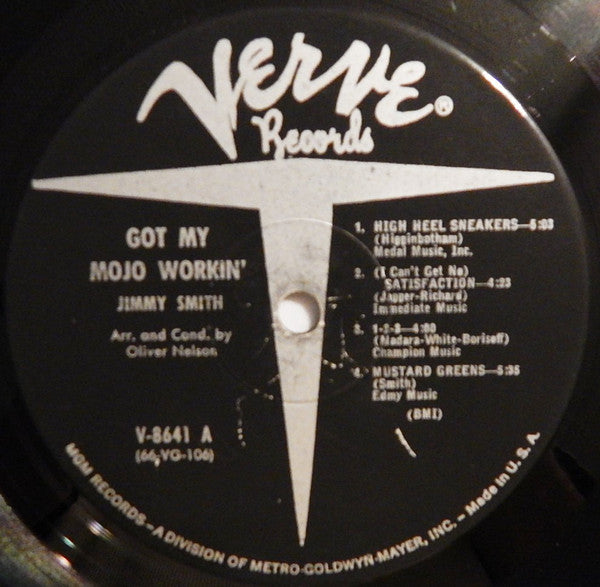 Jimmy Smith : Got My Mojo Workin' (LP, Album, Mono, Gat)