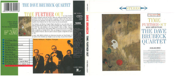 The Dave Brubeck Quartet : Time Further Out:  Miro Reflections (CD, Album, RE, RM, Dig)