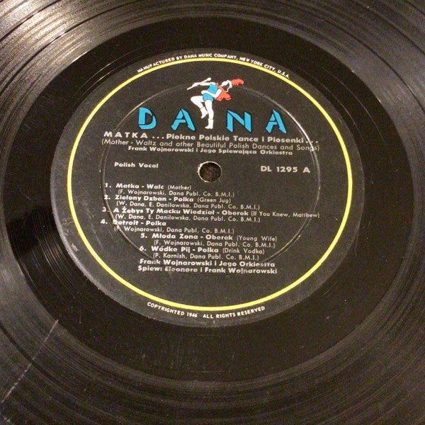 Frank Wojnarowski And His Orchestra : Matka....Piekne Polskie Tanco i Piosenki (Mother-Waltz And Other Beautiful Dances And Songs) (LP, Album)