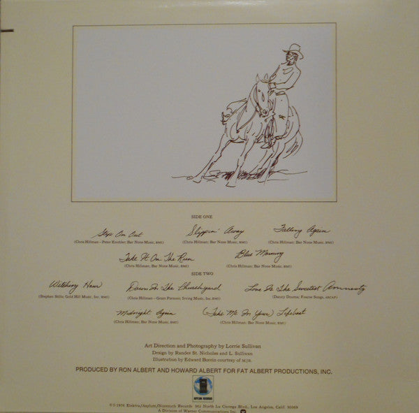 Chris Hillman : Slippin' Away (LP, Album, CTH)