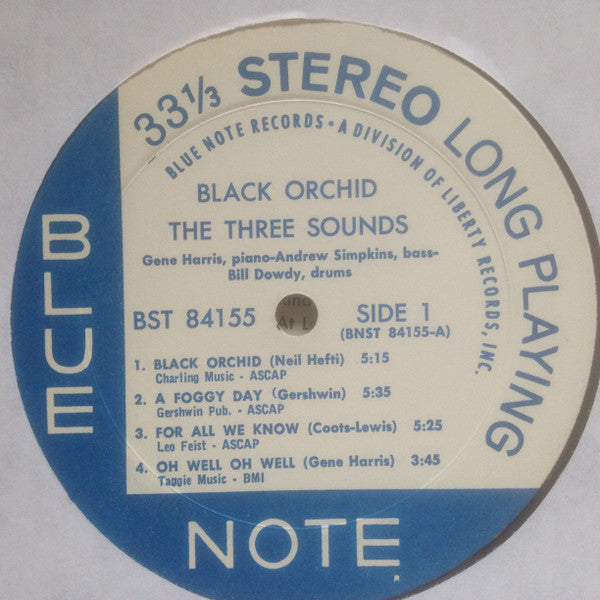 The Three Sounds : Black Orchid (LP, Album)