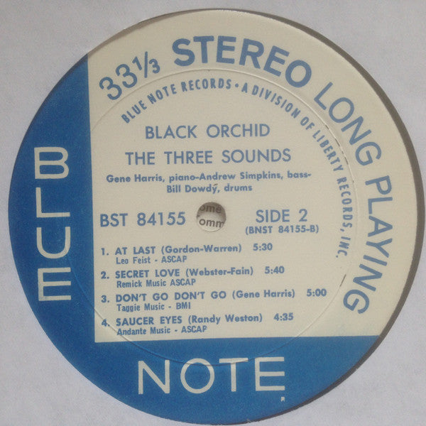 The Three Sounds : Black Orchid (LP, Album)