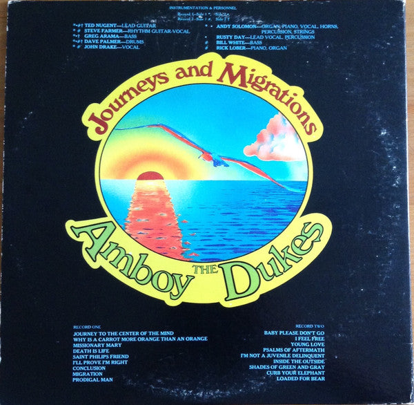 The Amboy Dukes : Journeys And Migrations (2xLP, Comp)