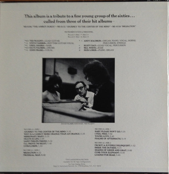 The Amboy Dukes : Journeys And Migrations (2xLP, Comp)
