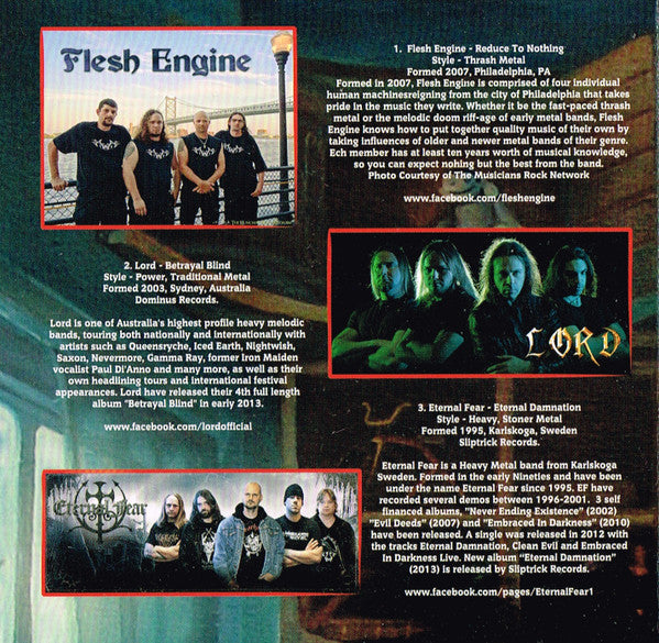 Various : True Metal Lives Presents...Doorway To The Unknown (CD, Comp, Promo)