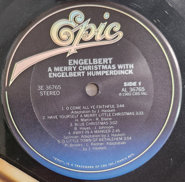 Engelbert Humperdinck : A Merry Christmas With Engelbert Humperdinck (LP, Album)