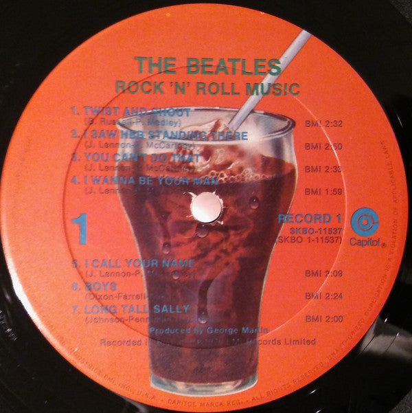 The Beatles : Rock 'N' Roll Music (2xLP, Comp, Gol)