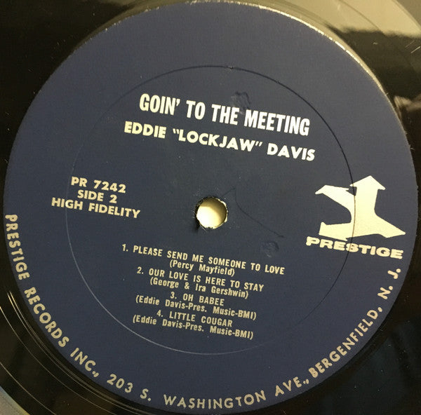 Eddie "Lockjaw" Davis : Goin' To The Meeting (LP, Album, Mono, RE)