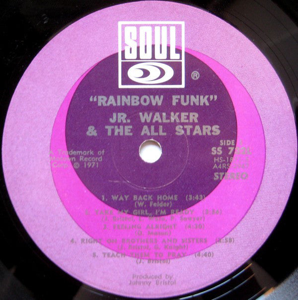 Junior Walker & The All Stars : Rainbow Funk (LP, Album, Hol)