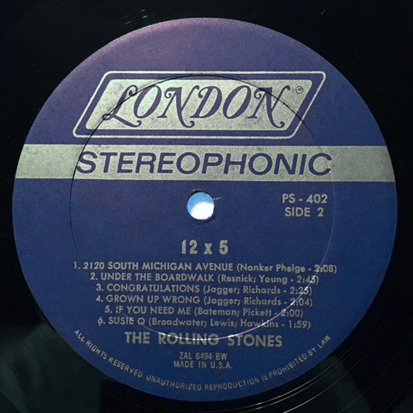 The Rolling Stones : 12 X 5 (LP, Album, RE, Bes)