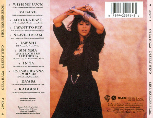 Ofra Haza : Desert Wind (CD, Album)