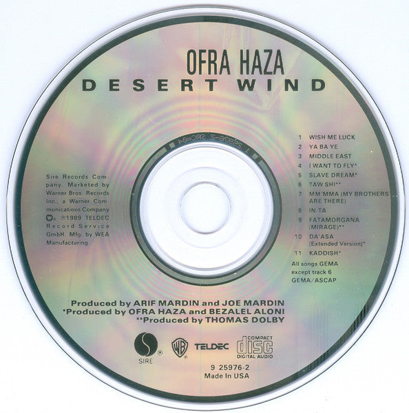 Ofra Haza : Desert Wind (CD, Album)
