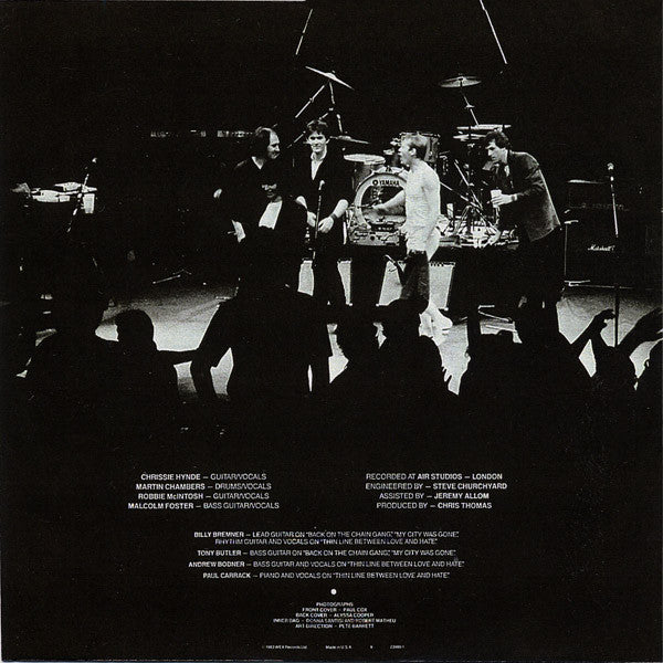 The Pretenders : Learning To Crawl (LP, Album, Jac)