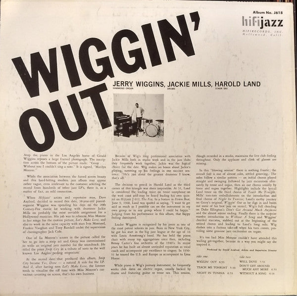 Gerald Wiggins : Wiggin' Out (LP)