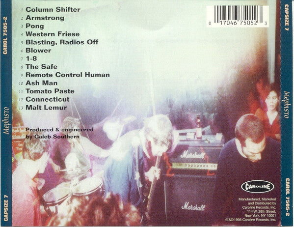 Capsize 7 : Mephisto (CD, Album)