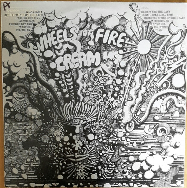 Cream (2) : Wheels Of Fire (2xLP, Album, Promo, RE, Col)