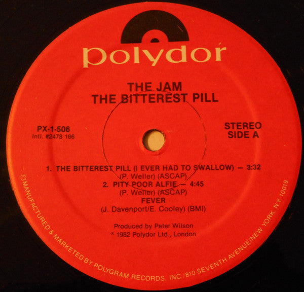 The Jam : The Bitterest Pill (I Ever Had To Swallow) (12", Single)