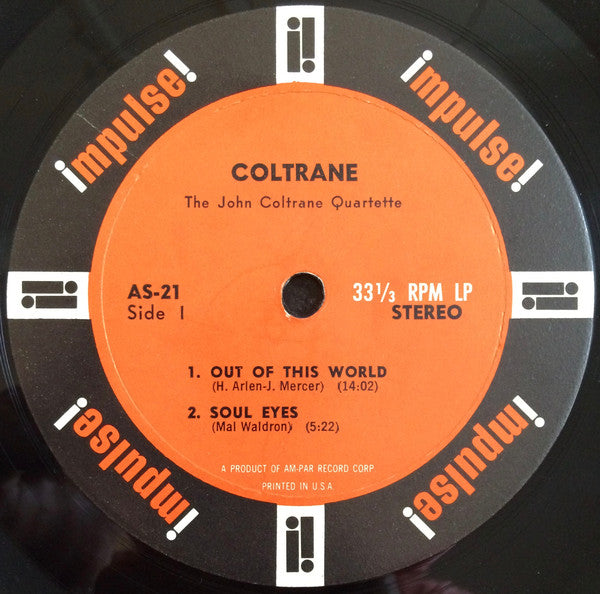 The John Coltrane Quartet : Coltrane (LP, Album, Amp)
