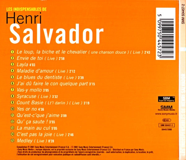 Henri Salvador : Les Indispensables De Henri Salvador (CD, Comp, Dig)