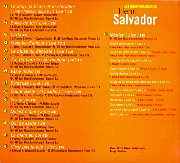 Henri Salvador : Les Indispensables De Henri Salvador (CD, Comp, Dig)